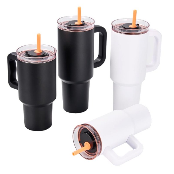 Outdoor portable 40oz stainless steel car cup